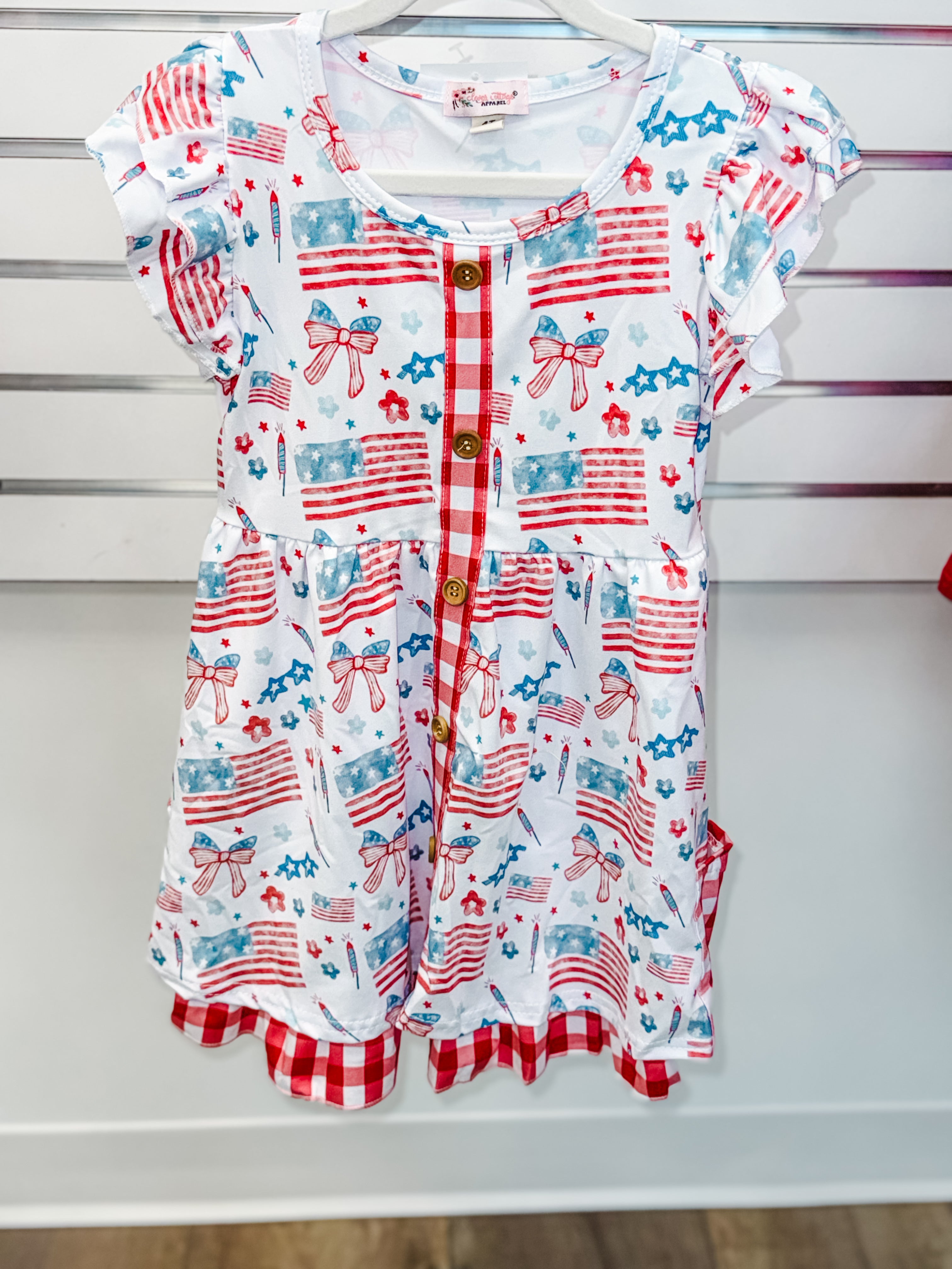 American Plaid Girls Dress