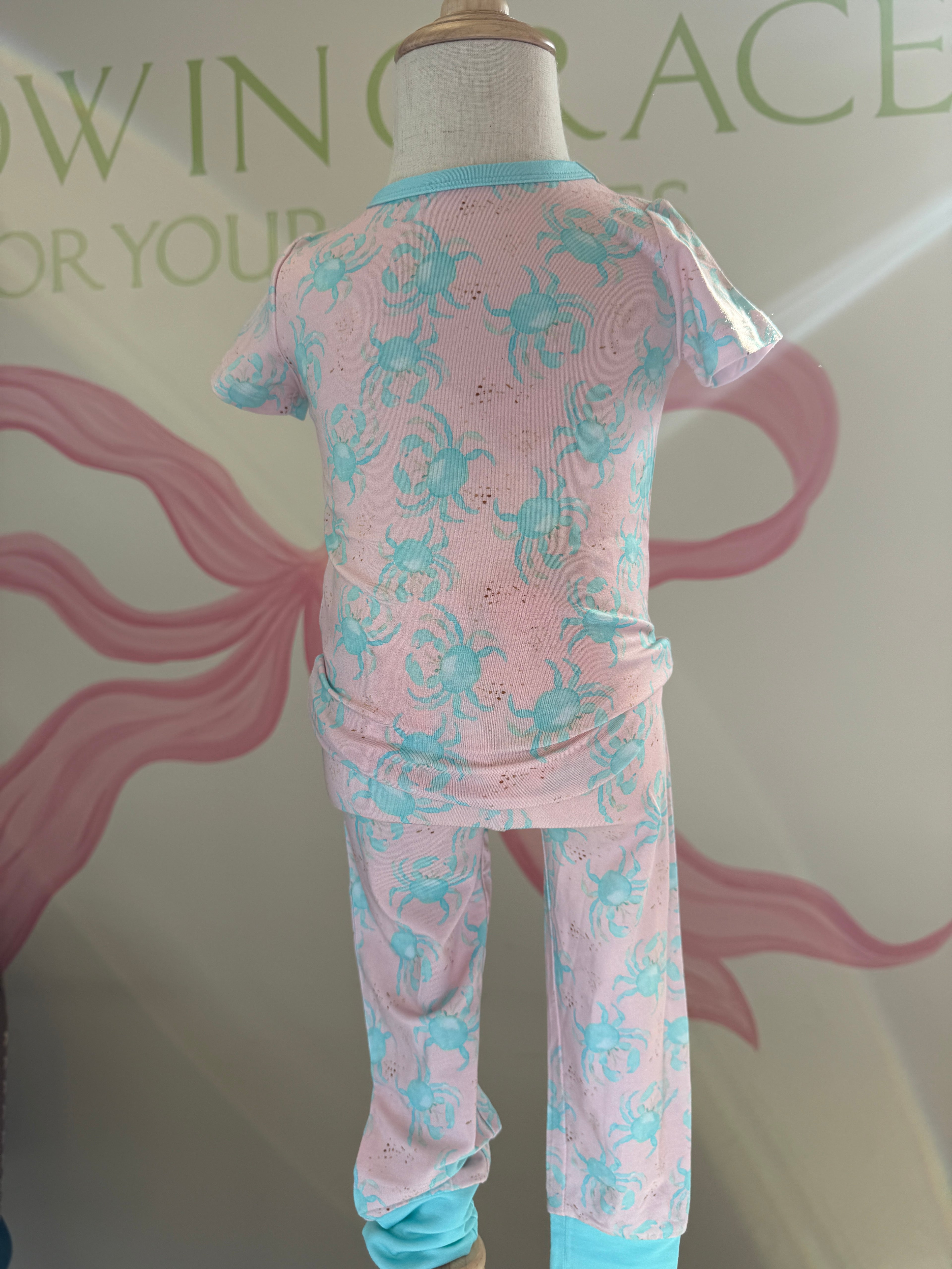 Mini Lounge Set- Pink/Blue Crab