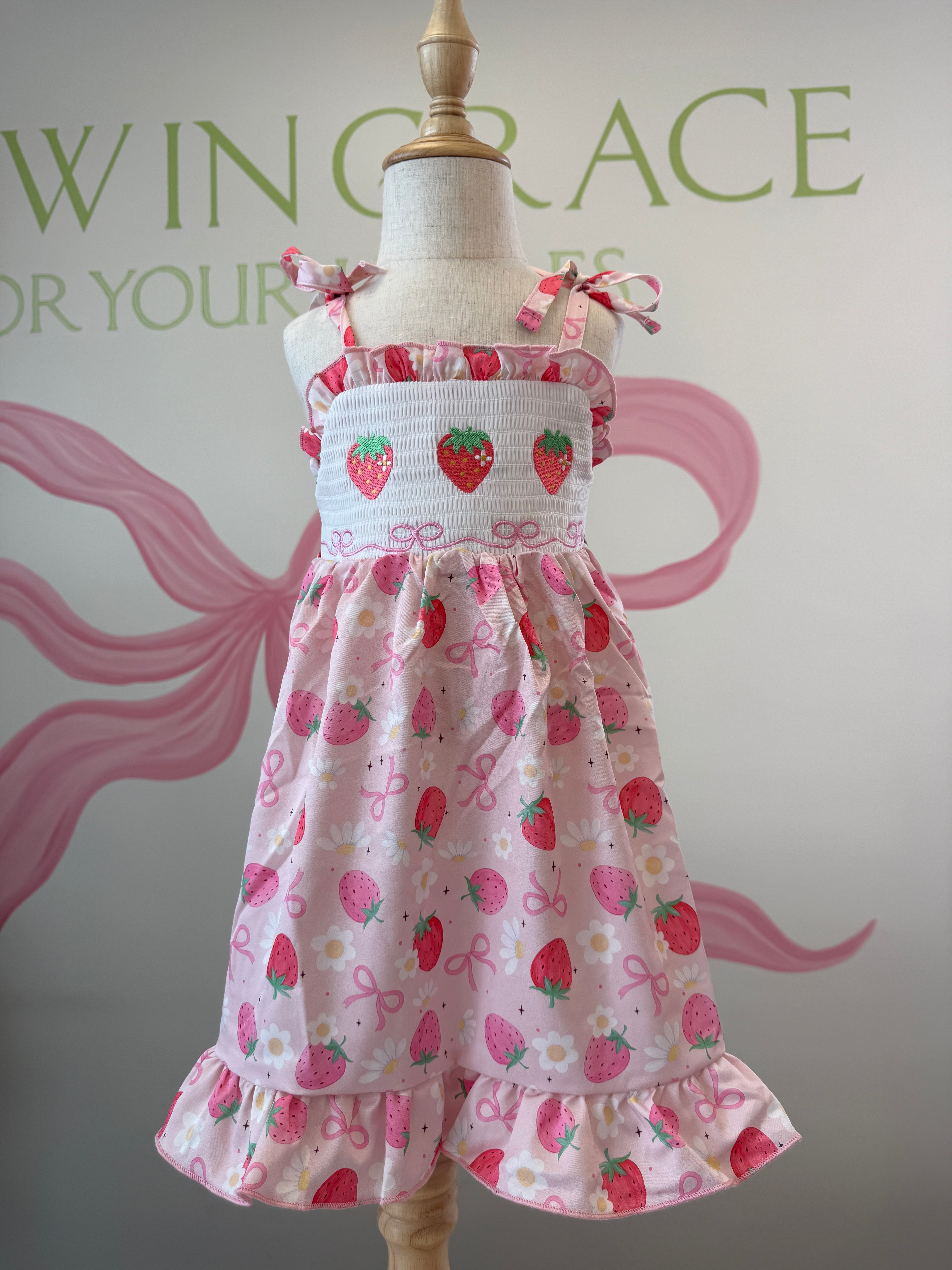 Strawberry Coquette Dress