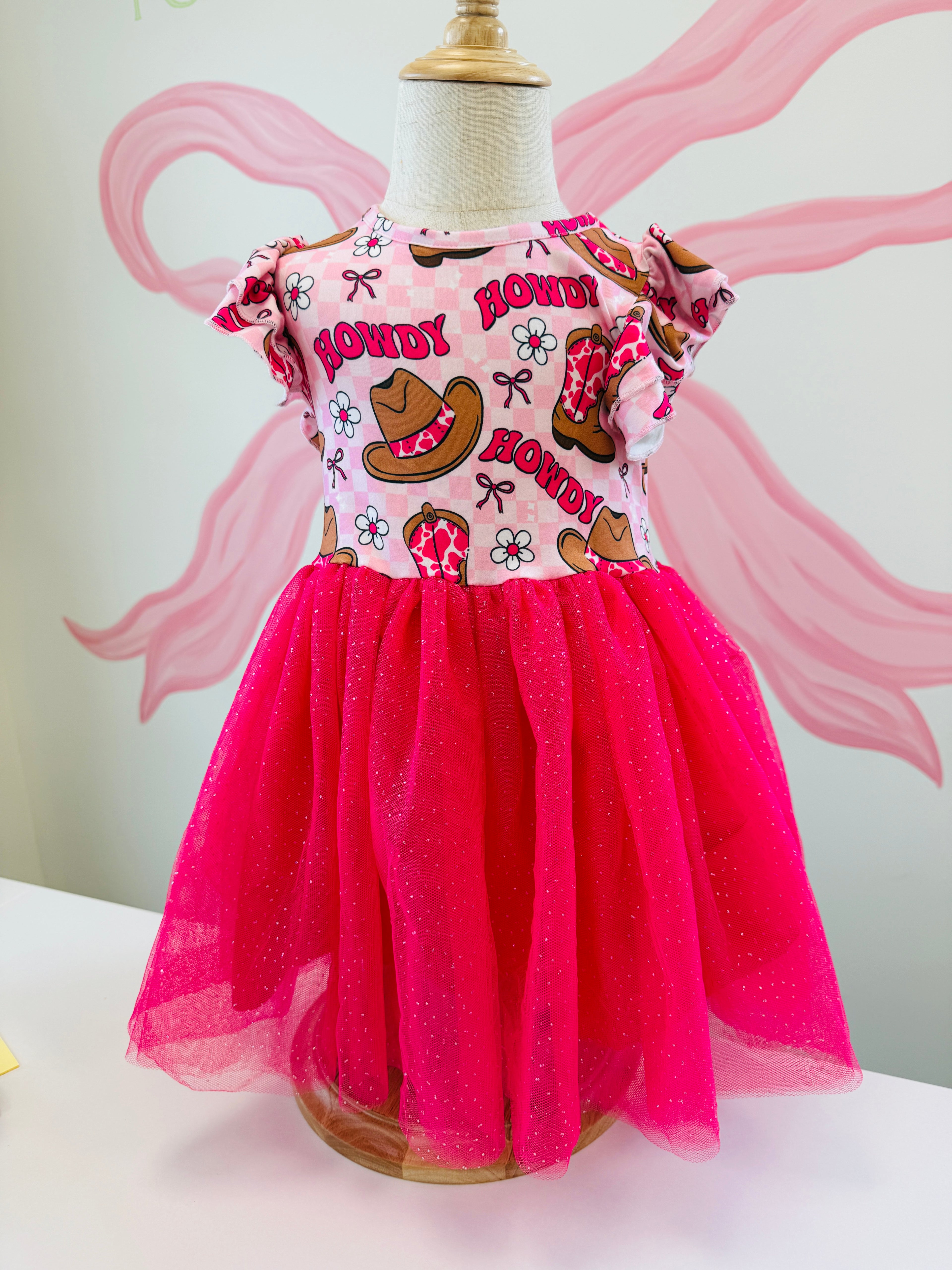 Howdy Cowgirl Tulle Dress