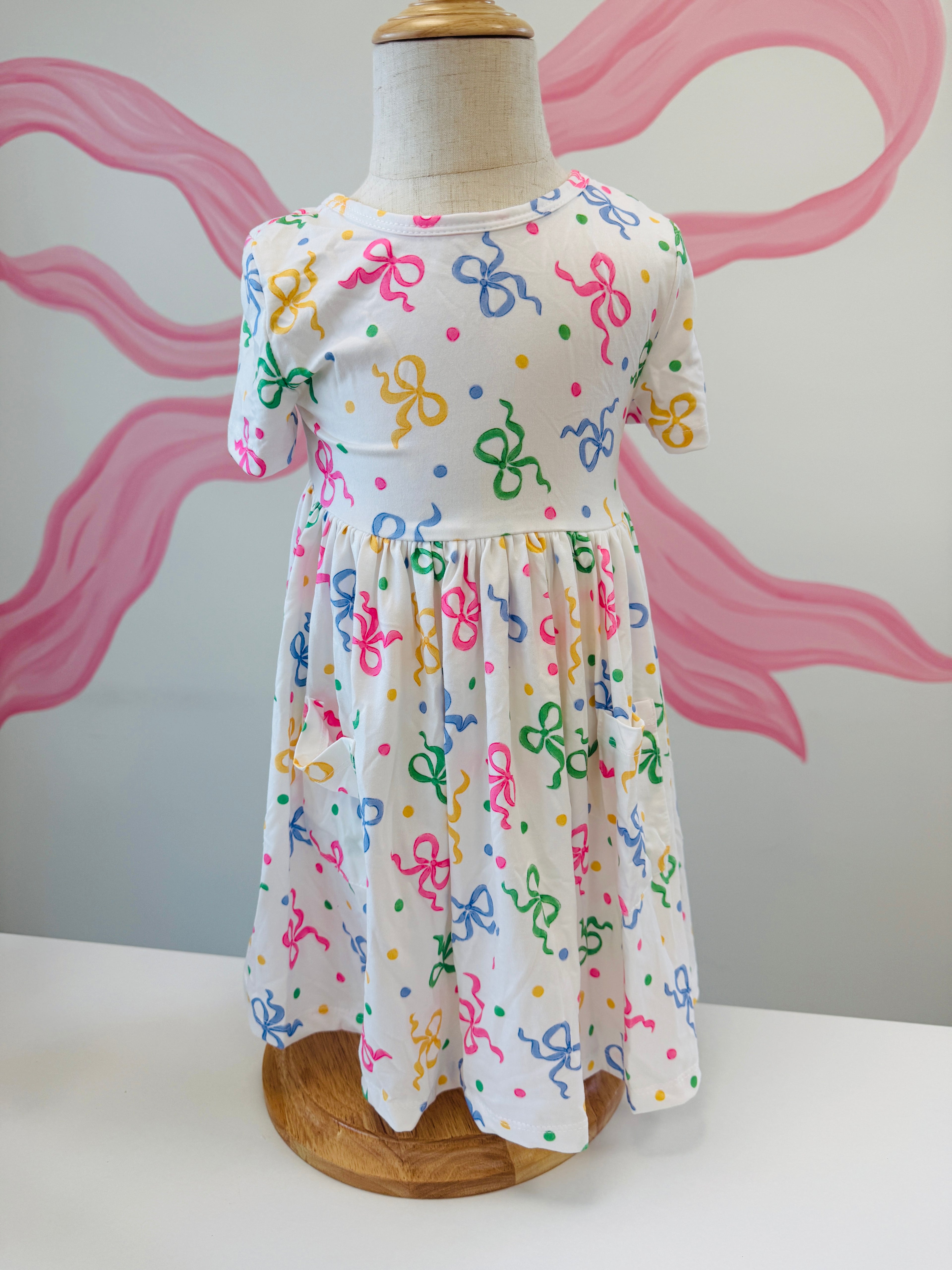 Confetti Bow Dress