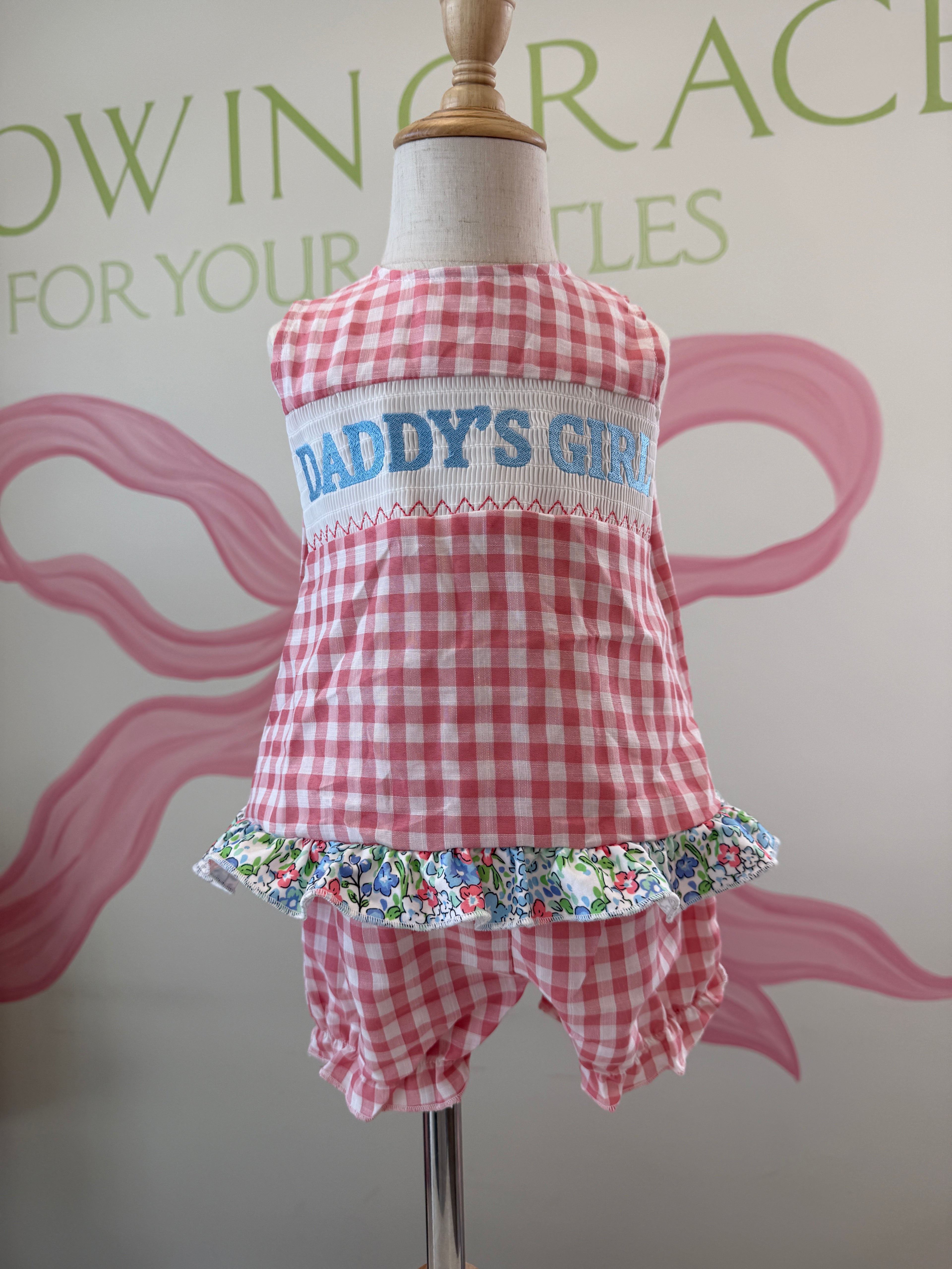 Daddy’s Girl Plaid Set