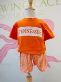 TN Boys Plaid Short Set
